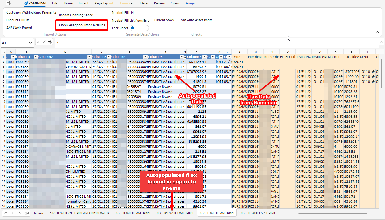 KRA VAT assessment export from Raminian